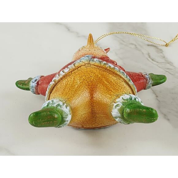 Christmas Santa Snowman Tree Ornament 5 1/2" Star Shaped Holidays 90s Holidays - Picture 13 of 15